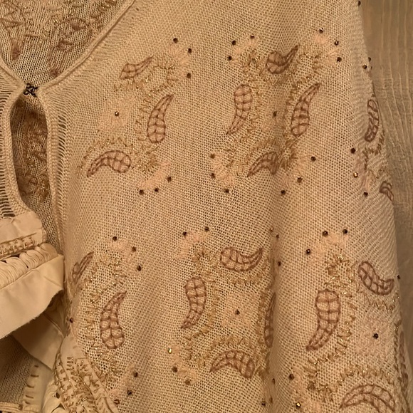 Vintage Free People Poncho Sweater - Picture 7 of 14